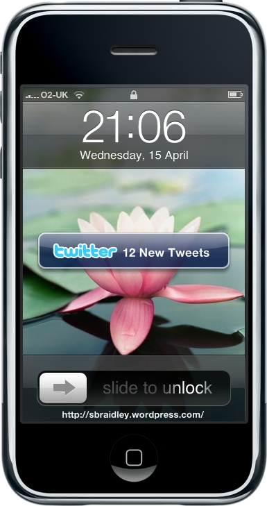 Twitter iPhone Mockup 2